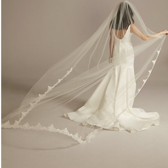 David's Bridal Other - Davids bridal Cathedral Length Veil
